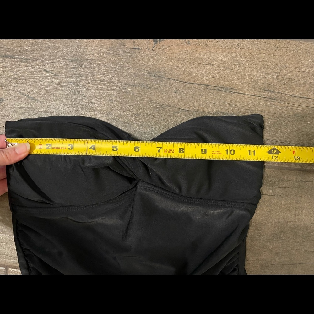 Convertible Halter Black Tankini Swim Set - Picture 7 of 13